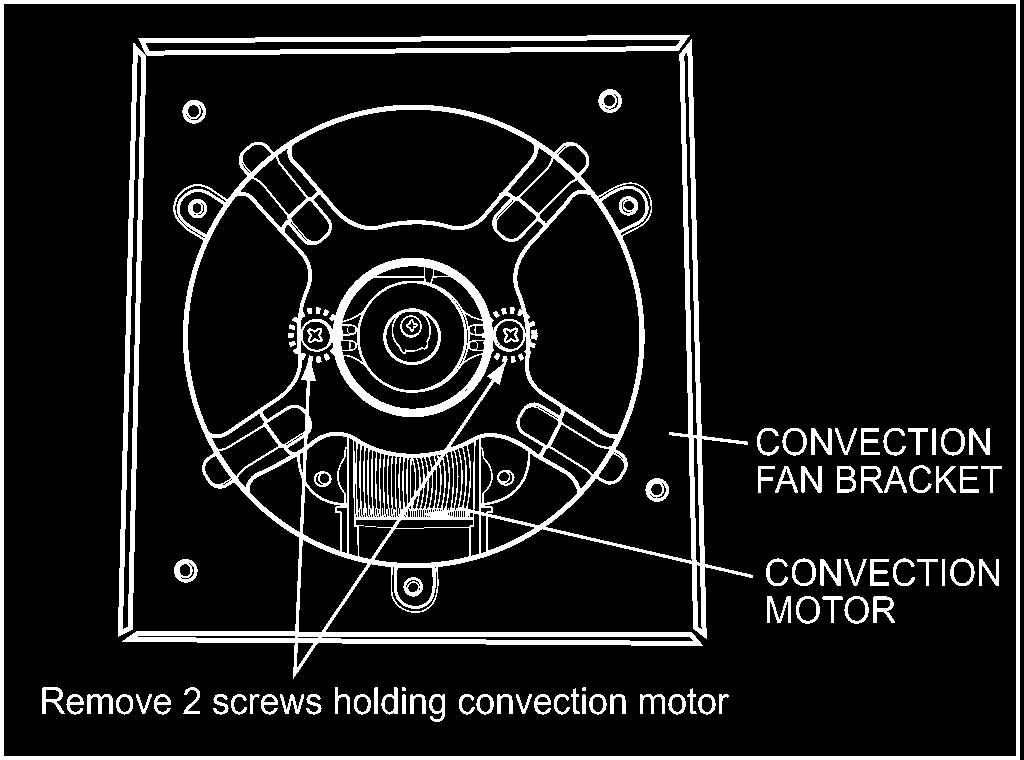 17. Remove 2 screws holding convection motor on convection fan bracket. 4.12. Circuit breaker To install the circuit breaker on the cover 1.