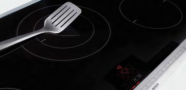 Cooktops 39 Performance Class-leading 11" element Conducting up to 4,400 watts of power, the 11" element on the 36" cooktop is the most