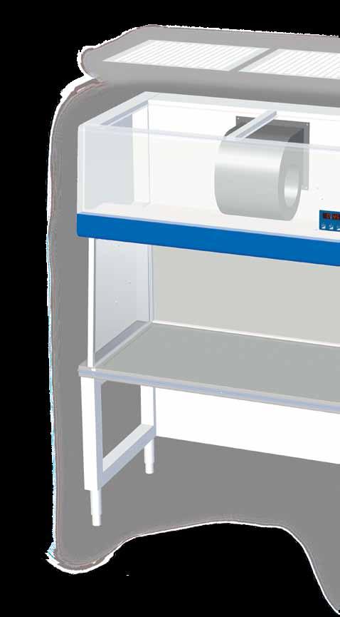 Airstream Horizontal Laminar Flow Clean Benches Provide Product Protection High Performance Blower System