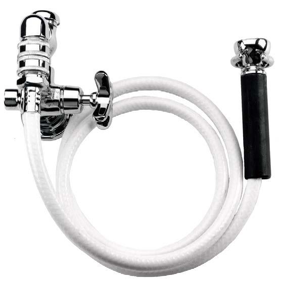 69-inch white vinyl hose FAUCET DRAIN S-3470 SC-5912- Hose bib &