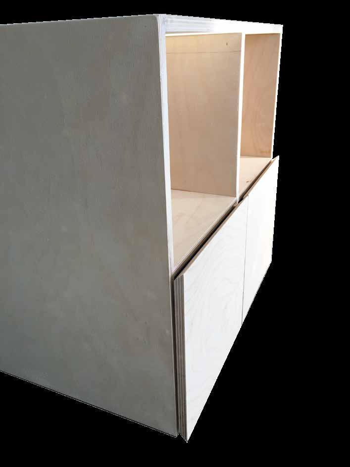 CONSTRUCTION BUILD A DRAWER MATERIAL DRAWER- 1/4 WHITE