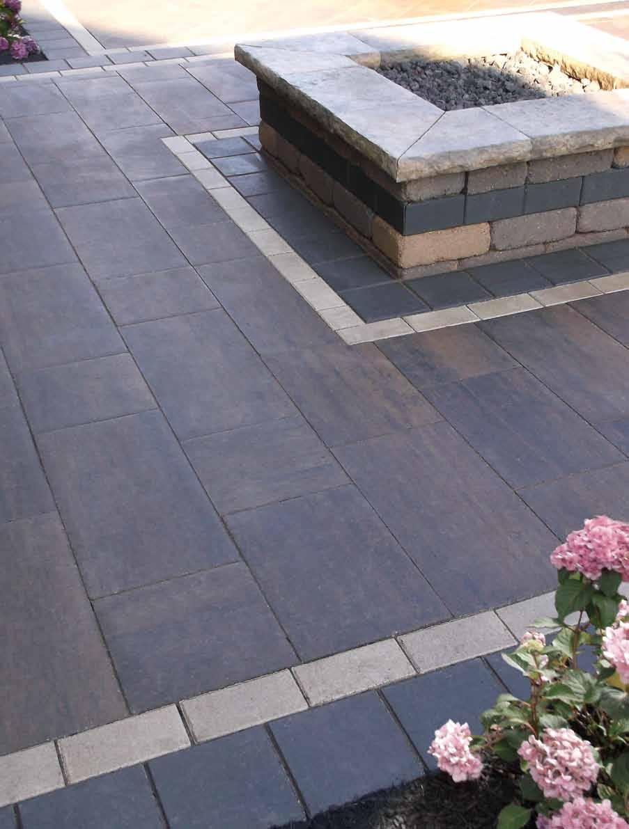 NEW FOR 2016 GRAND MILESTONE Long linear pavers almost