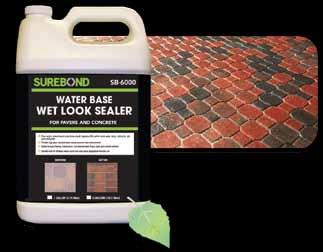 SB-8700 is the perfect product to restore the look and elegance of old/tired pavers. Also works on limestone, sandstone, clay and natural stones.