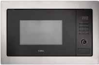 79.99 79.99 VM130SS Built-in microwave oven Auto defrost Quick start LED timer 5 microwave power levels - 900W max Safety key lock 85.00 90.