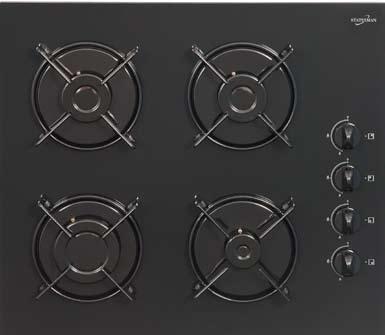 20 HOBS HOBS 21 ESH630 4 60cm 4 Plate Electric Hob Side Knob Control Hot Hob Indicator Easy Clean No Dirt Traps 1 x Large Plate 2 x Small Plates 1 x Large Rapid Plate Energy Rated GH621F 4 60cm 4