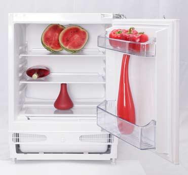 Energy Rating + Energy Rated Model available subject to quantities and lead times Built Under Larder Fridge Glass Shelves