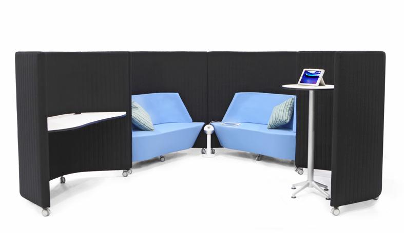 Product breakdown Possible uses Work Perfect for focused learning. The high fabric screen helps reduce external noise.