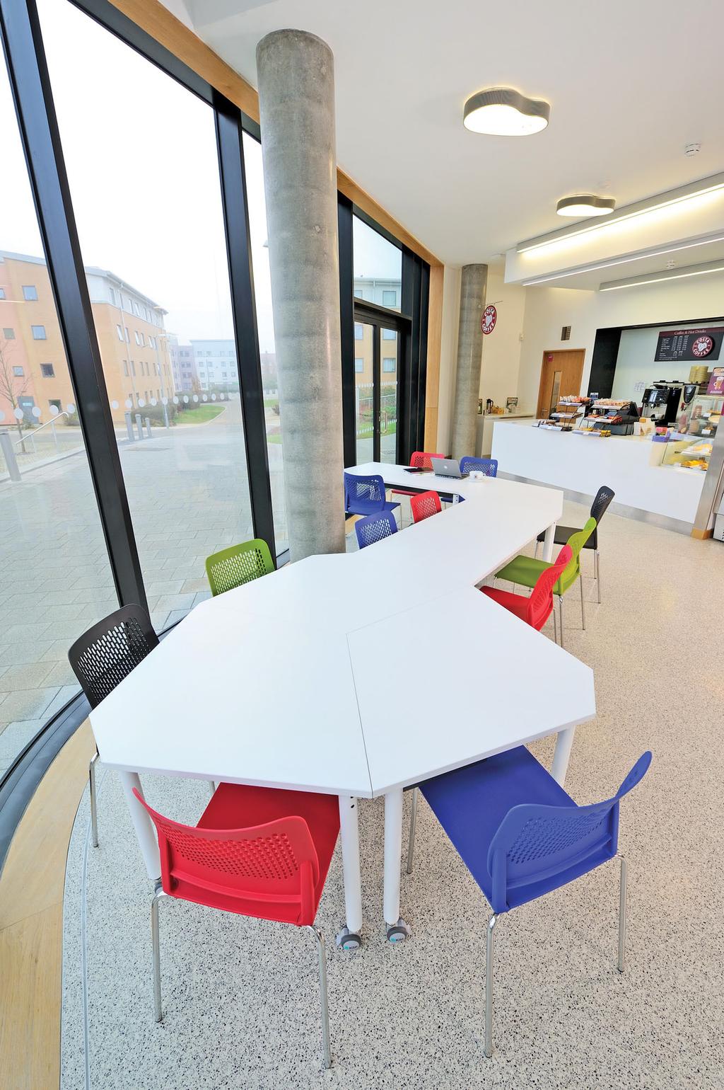 Kite cafeteria collection Making spaces go further. Often the largest space in your school is the Cafeteria.