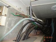 27 May 2014 BNBC Part 8 Section 2.5.6.1 Electrical wiring and conduit is properly supported. Non-Compliance Level: 1 Electrical wiring and conduit are not properly supported.