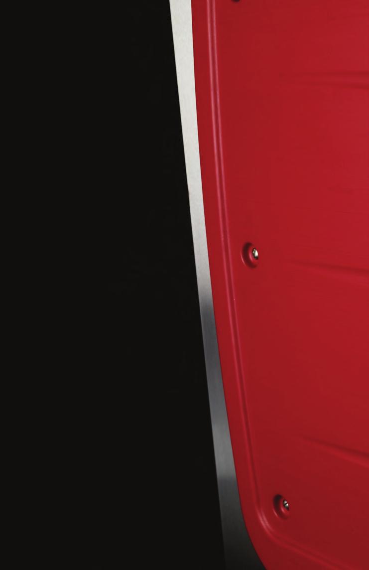 > Heavy-Duty 6" Casters Rigid Door 2" Thick Foamed-in-Place Vaulted door for maximum structural integrity. 11-Gauge Stainless Steel Hinges, Flush Paddle Latch.