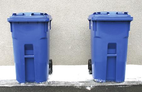 WASTE COLLECTION TOOLS RECYCLABLE MATERIAL Where to buy your bin All citizens are required to purchase a 360L blue rolling bin for recyclable material and a gray bin for household waste.