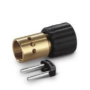 0 For protecting and connecting Kärcher power nozzles to spray lances (M 18 x 1.5 IG). Nozzle union food industry 7 5.401-318.0 Made of special brass alloy for use in the food industry.