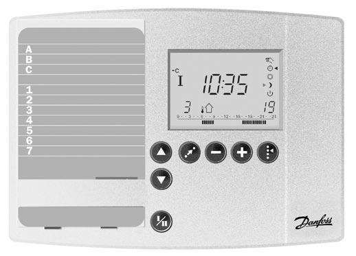 Operation The ECL Card Controller mode Manual operation (used only at maintenance and service) Automatic operation Constant comfort temperature Constant reduced temperature Stand-by mode Circuit