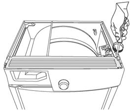 12.4 Removal of the right-hand side panel gives access to: - The motor capacitor - The starting capacitor - The hot air