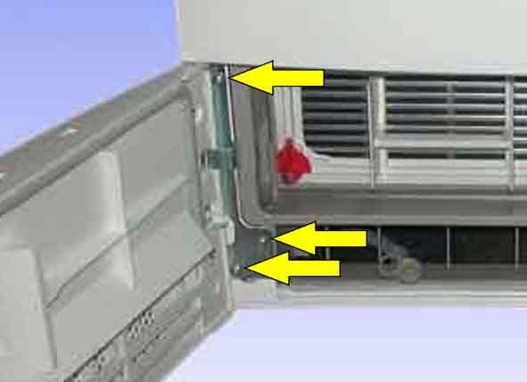 first ensure that the three anchor tabs are correctly positioned in their seats,
