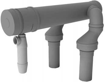Accessories Cascade For the R40 a full range of cascade accessories are defined, both for hydraulic and flue systems.