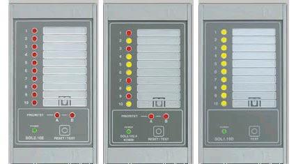 OPERATION AND ALARM PANELS Memory and blink function Flat cable connection between the master and slave panel Programmable for normally open or normally closed alarm Quick and easy installation