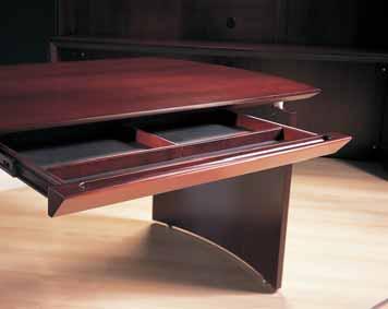 EXECUTIVE OFFICE The Napoli Series combines clean, modern lines with stylish accents and