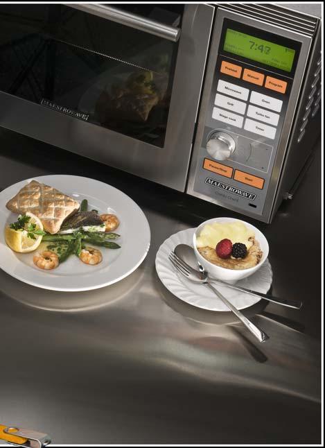 Combi Chef 6 with Menu Creator 1.0 The beauty of the Maestrowave Combi Chef lies in its flexibility and ease of use.