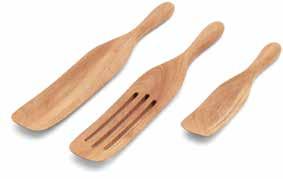 GADGETS WOODENWARE new ACACIA WOOD SPURTLE SET (SET OF 3) 11721 Box, 6 per case 0-30734-11721-7 The function of your favourite wood spoon with the pick-up power of
