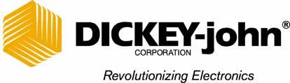 Dealers have the responsibility of calling to the attention of their customers the following warranty prior to acceptance of an order from their customer for any DICKEY-john product.