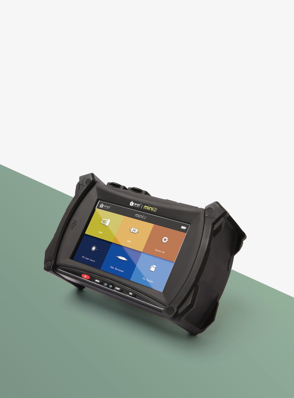 MOST ACCURATE COMPACT OTDR SOLA, Simplify The OTDR Test Process 5 Touch Screen with Smart GUI 8GB Internal Storage with