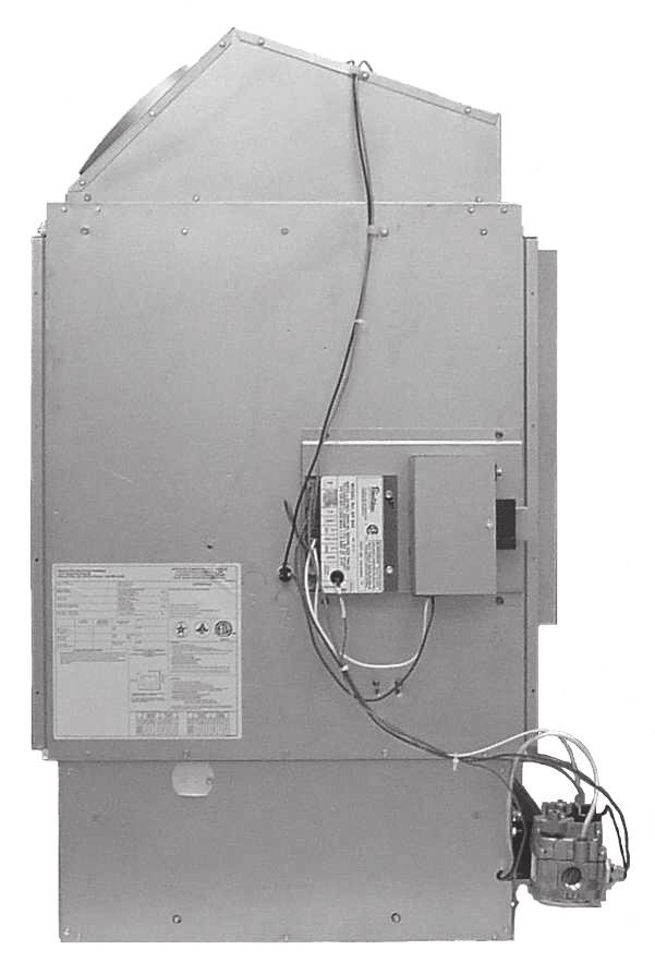 SERVICE & TROUBLESHOOTING Blocked Vent Safety Switch A manual reset blocked vent safety switch is supplied on all Model IFG units and is designed to prevent operation of the main burner in the event