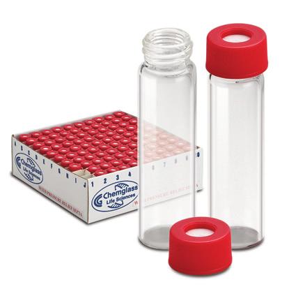 Packages Marked with Alpha-Numerics for Easy Identification Reaction Vials / Vial Funnels Reaction Vials with Red Pressure Relief Caps Attached Reaction vials are perfect for use in heated reactions.