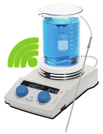 AREX-6 Connect PRO System Kit, Cloud-Enabled Hot Plate Stirrer with Timer, PT100 Probe,