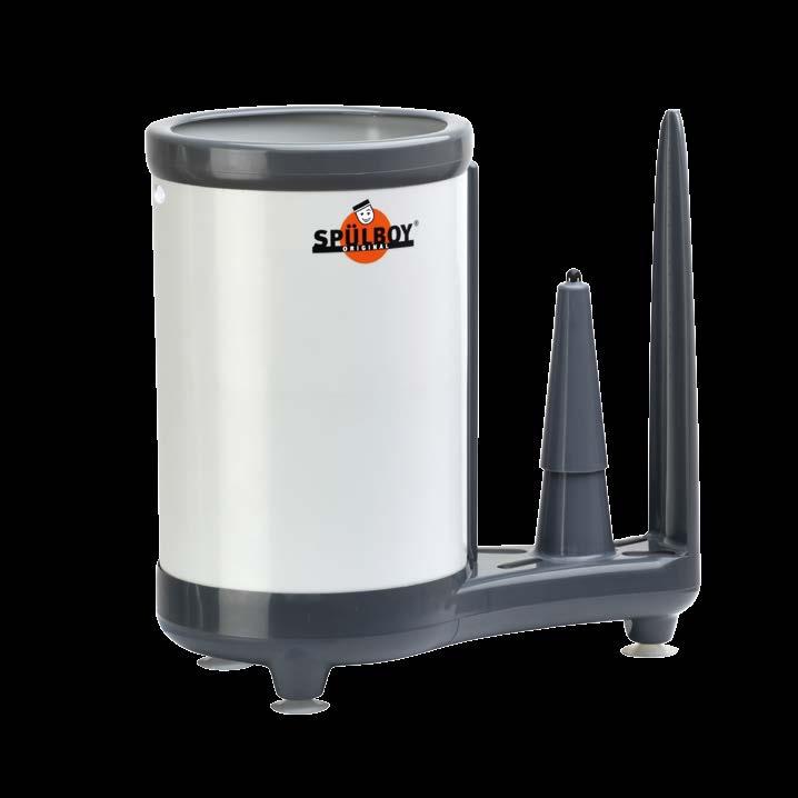 Fast and simply economical: You just have to clean one rinsing canister. Fits into any bar sinks larger than 33x19cm.