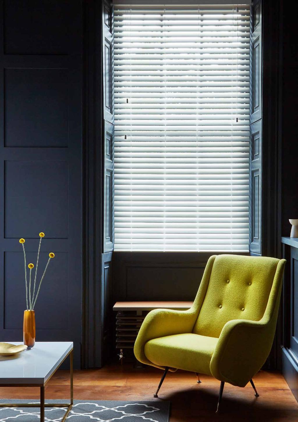 With a large choice of materials to choose from, Venetian blinds are versatile and suit all types of interior styling.