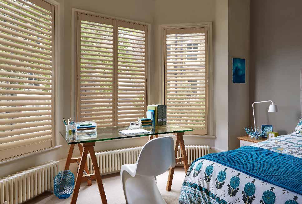 Shutters can help reduce noise and insulate your home, and can be designed to work with period or modern windows,