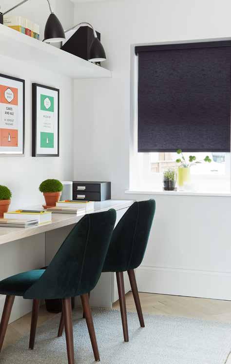 Go for simple and sleek Venetians, or add a Roller blind for a dramatic effect.