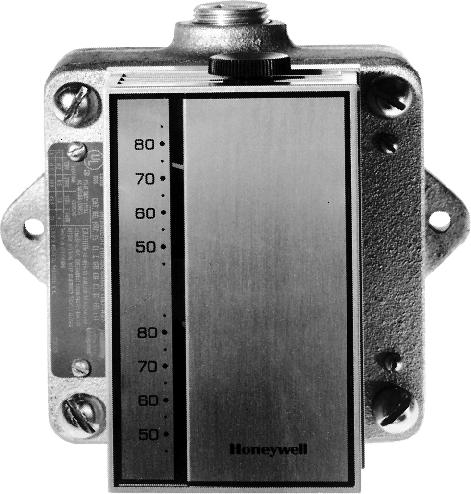 HRC Thermostats with Honeywell Control Cl. I, Div. & 2, Groups C, D Cl. II, Div., Groups E, F, G Cl.