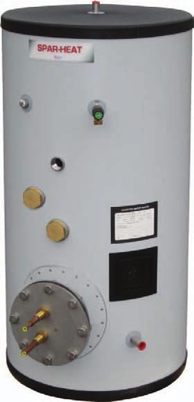 SPAR-HEAT with coil heat exchange Storage water heater with internal double walled coil heat exchanger Suitable for use with 2 immersion heaters Polyurethane CFC-free insulation Scratch-resistant