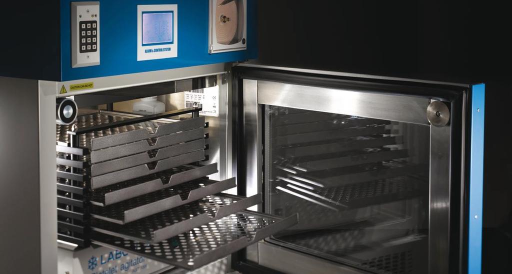 AGIT1006MD Labcold platelet agitators can accept either a 6-tray or 8-tray rack, and have been engineered to agitate at the correct speed as defined by the World Health Organisation.
