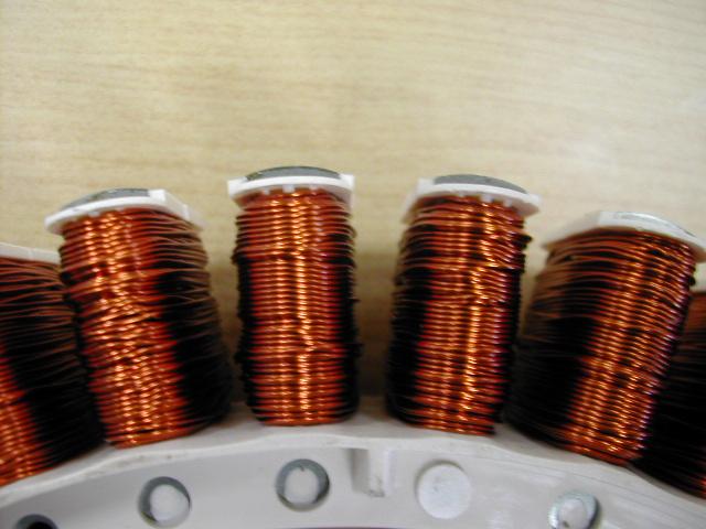 Stator (36 Poles) Curved pole tips Testing the Stator If the stator needs to be tested we would first recommend testing the resistance of the windings at the harness that is connected to the Motor