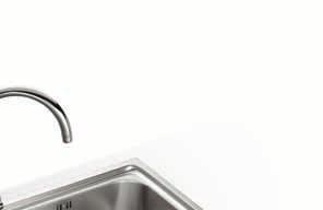 Galassia 600 Galassia GAX 611 Stainless Steel sink & Davos J Chrome tap Model will not accommodate taps with