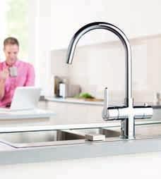 Time is precious, make The most of it The Minerva boiling water tap from Franke turns the humble kitchen tap into the ultimate timesaving, space-saving device.