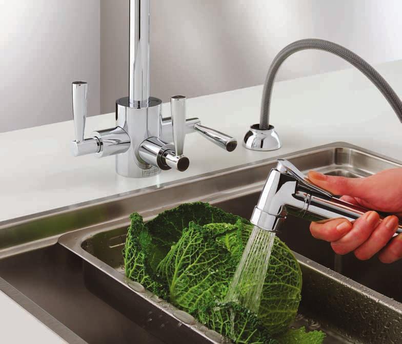 Franke FilterFlow hand spray range All the superb benefits of Franke FilterFlow with the added feature of a separate pull-out Hand Spray, the Franke FilterFlow Hand Spray system is for kitchens that