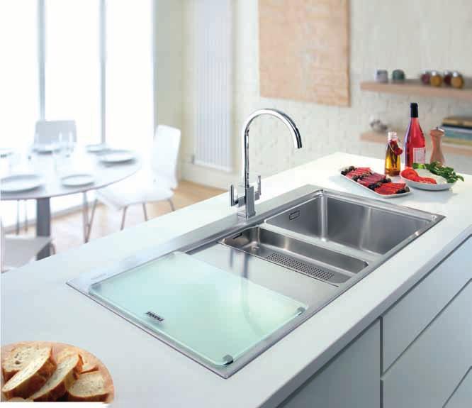 Stainless Steel Franke stainless steel sinks are made from premium quality chrome nickel steel, which looks stunningly beautiful, is highly resistant to staining, rust and corrosion - plus it won t
