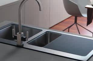 Franke offer sinks in a selection of stainless steel finishes, so whether you prefer the more reflective qualities of the polished finish or the more subtle look of the silk or brushed finishes,