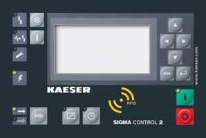 Operating at low speed, KAESER s airends are equipped with flow-optimised rotors for