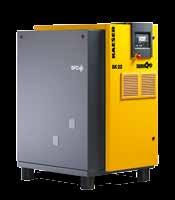 available with variable speed control. The frequency converter is integrated into the compressor system s control cabinet.