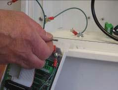 Connect the 120 or 240 VAC facility emergency power source electrical wiring to the terminal strip