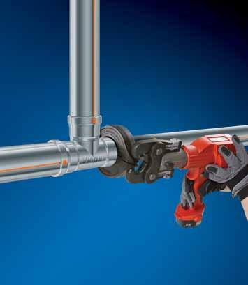 The tools, jaws, actuators and rings are manufactured and tested with the Viega fittings to make a secure connection every time.