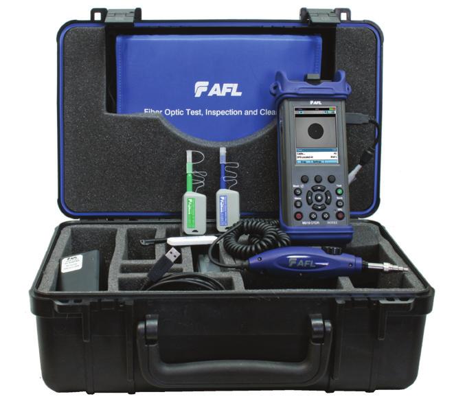 M210 QUAD Certification Kit ( ier 1 and Tier 2) All M210 models support IEC 61300-3-35 fiber end-face visual inspection p actices using a NOYES DFS1 Digital FiberScope. OTDR traces (.