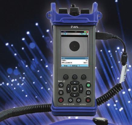 for fiber bend and break location M210 OTDR with DFS1 Digital FiberScope Languages supported English French German Italian Spanish Polish Portuguese The NOYES M210 is the only inspection ready QUAD