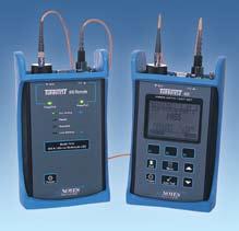 Certification Test Sets Testing fiber cable with the Turbotest 400 Series saves time and money.