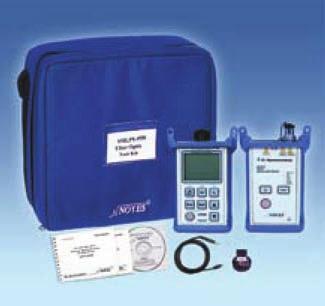 Fiber Optic Loss Test Kits (continued) SLP5-6D Single-mode Test Kit with Wave ID, Set Reference and Data Storage The SLP5-6D test kit combines an OPM5-4D optical power meter and the OLS2-Dual LASER